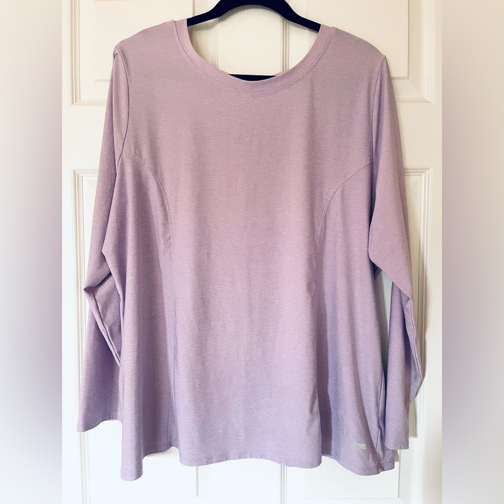 Marika Strappy Back Active Top | Dry-Wik Performance | Soft Lavender